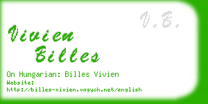 vivien billes business card